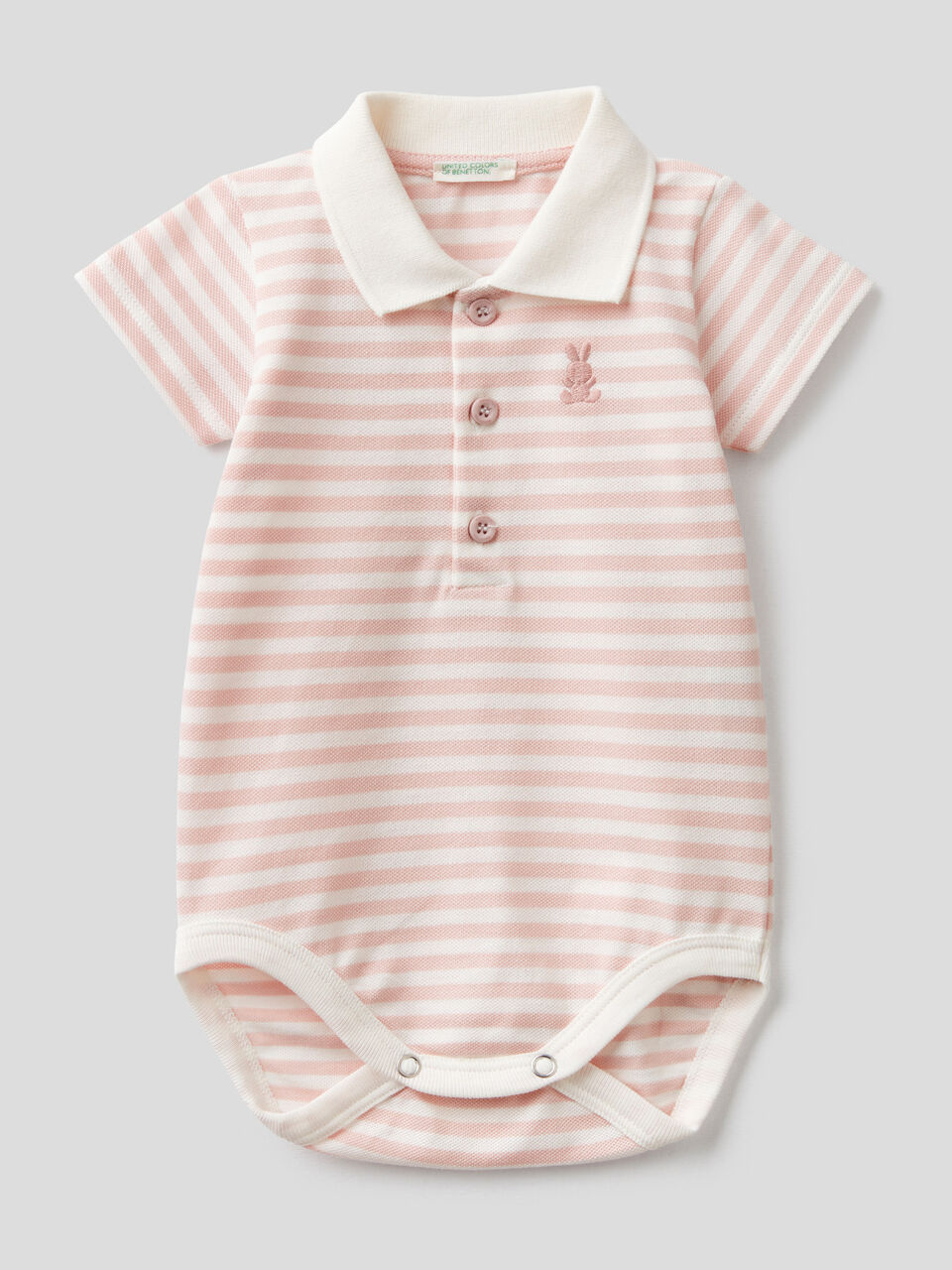 Polo-Body aus Stretchbaumwolle image number 1