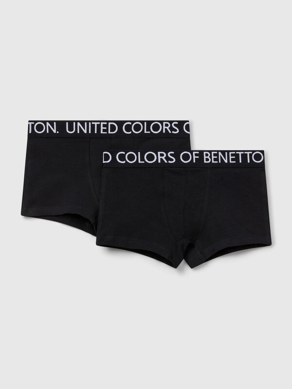 Zwei Boxershorts mit Markengummi Jungen