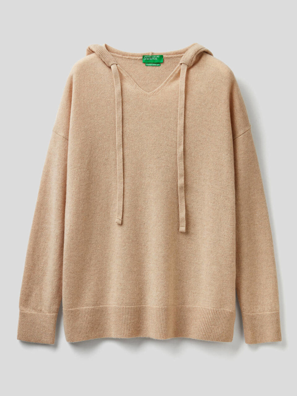 Pullover aus reinem Cashmere mit Kapuze image number 1