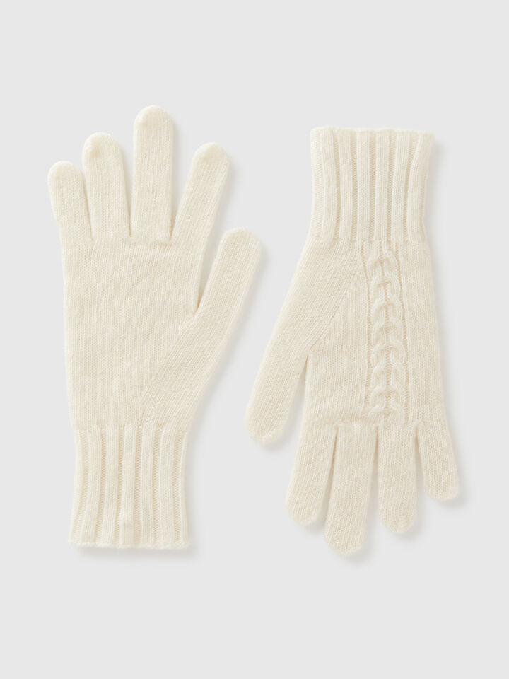 KNITTED GLOVES Damen