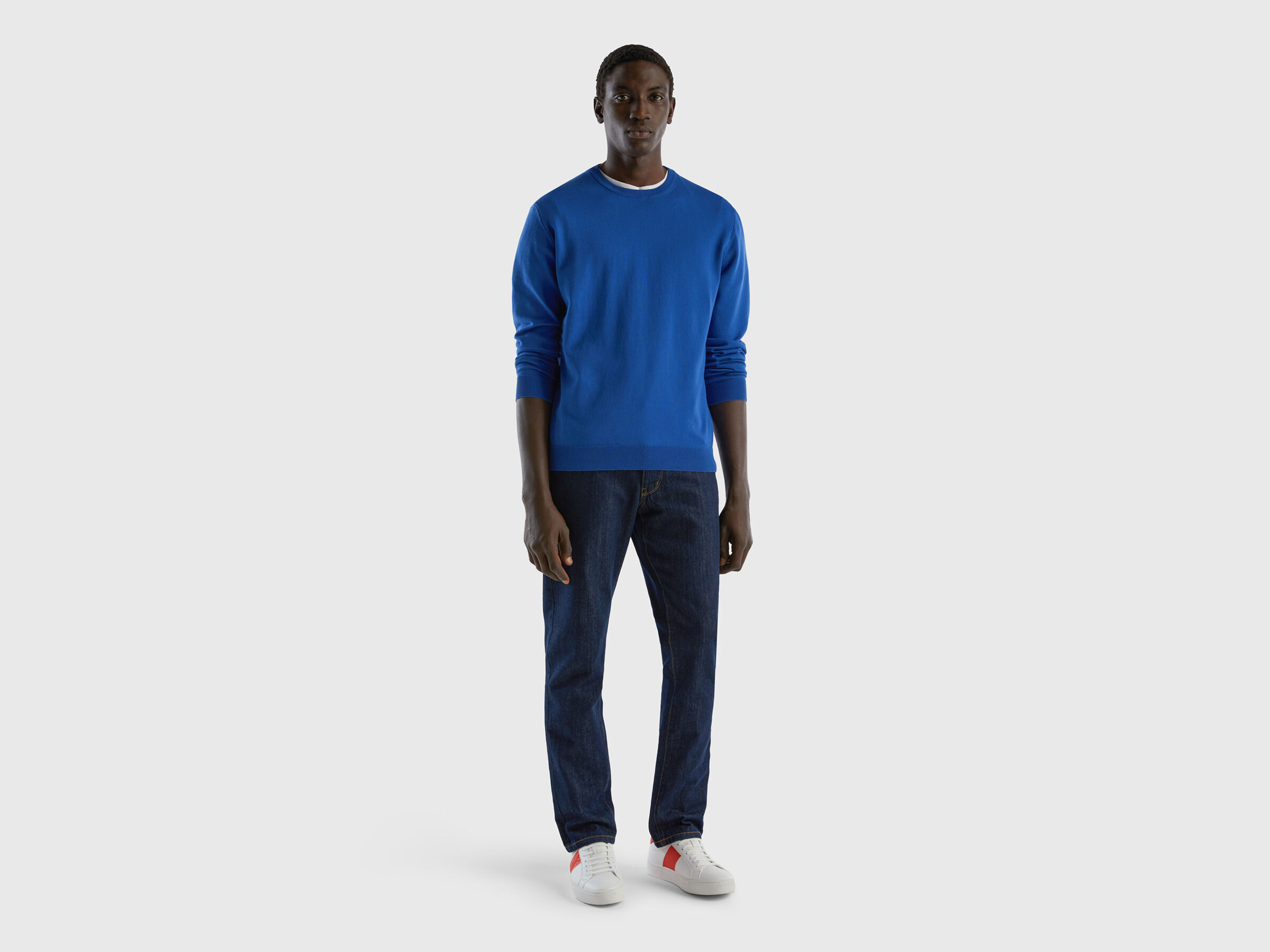 Pullover aus 100% Baumwolle mit Rundhalsausschnitt image number 3