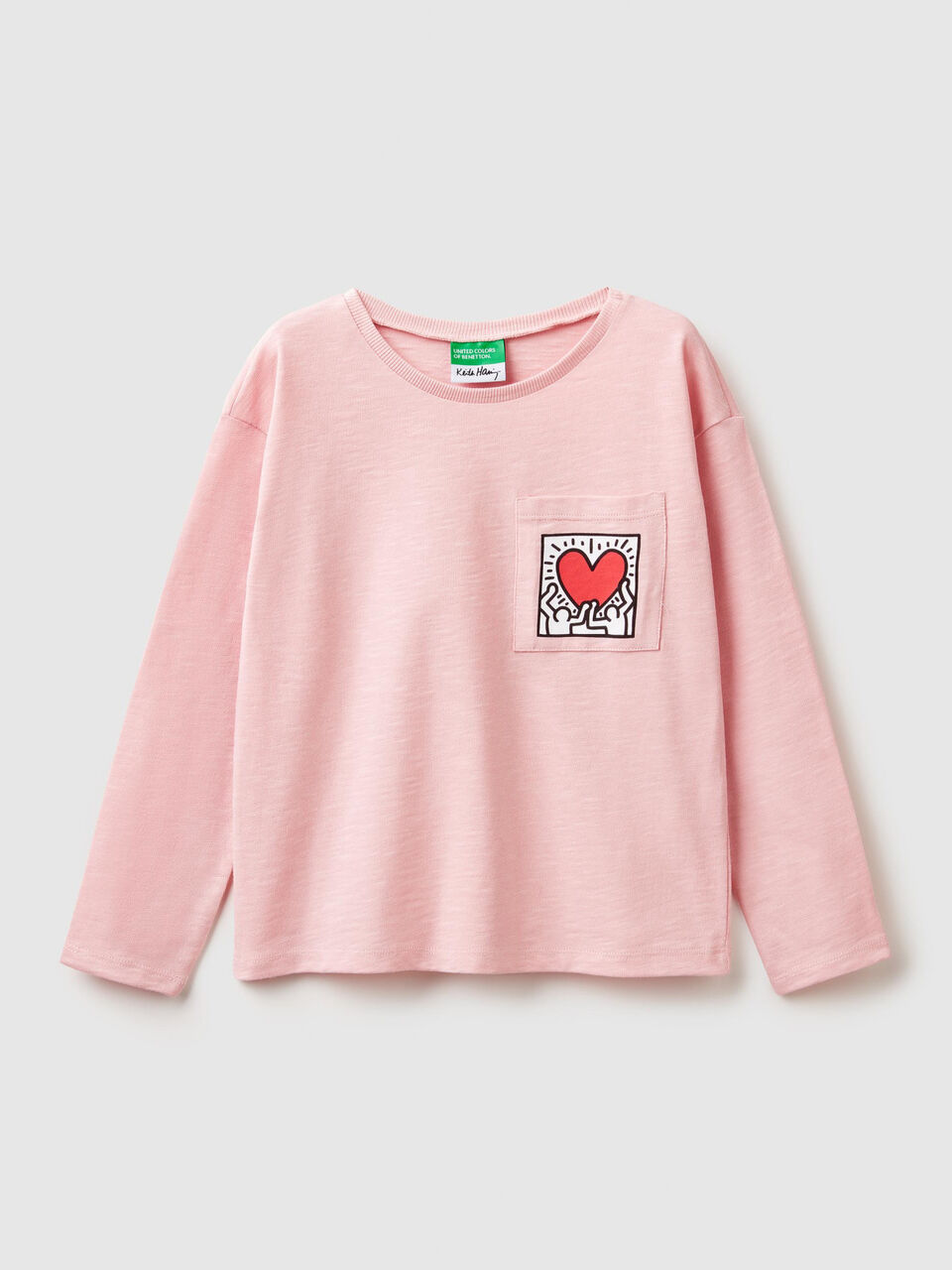 T-Shirt "Keith Haring" mit Tasche image number 1