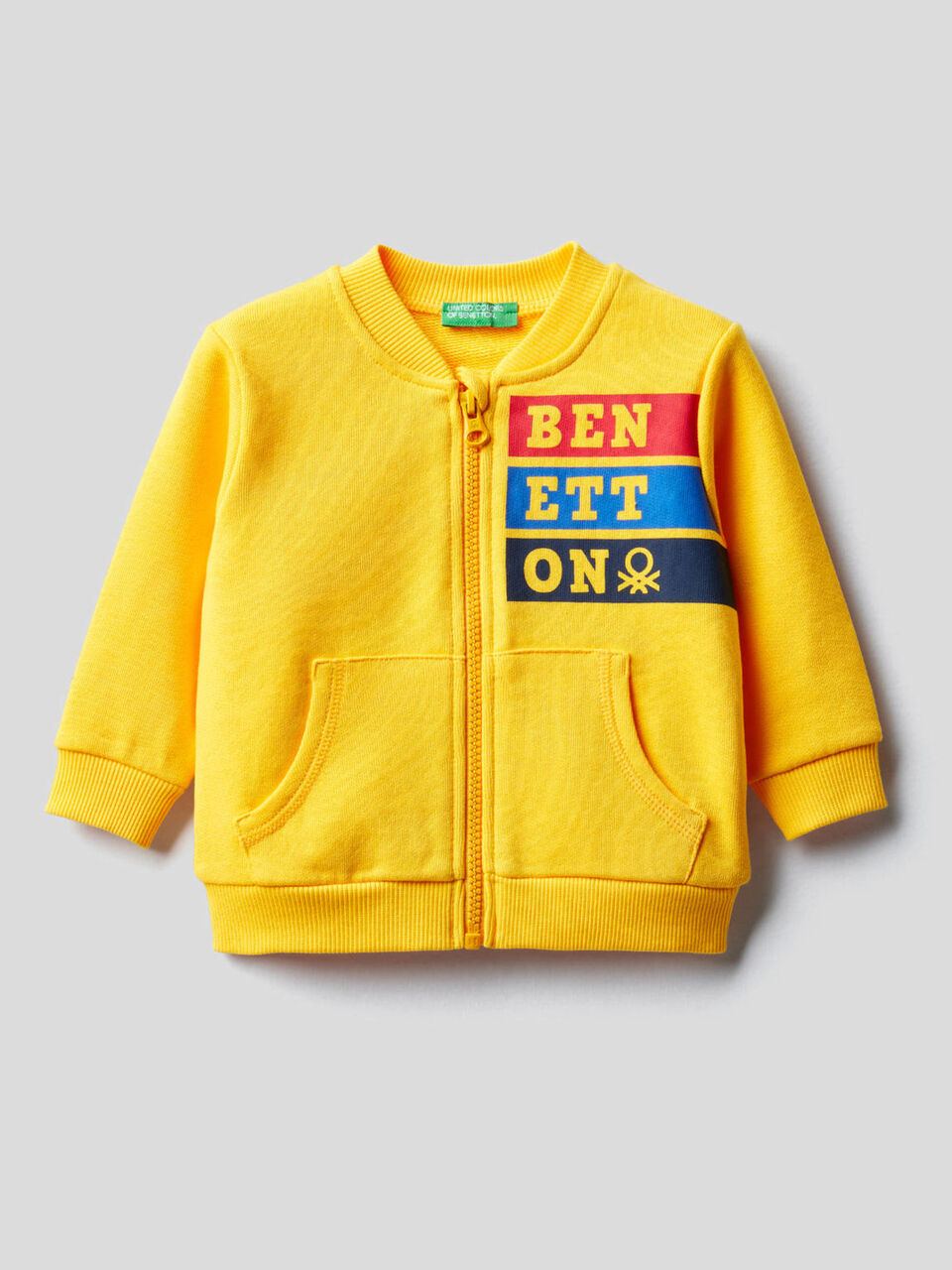 Sweatshirt aus Bio-Baumwolle mit Reißverschluss image number 1