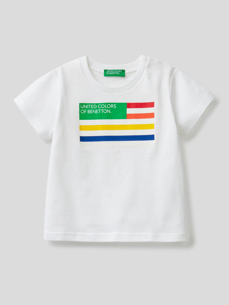 T-Shirt aus Bio-Baumwolle mit Logoprint image number 1