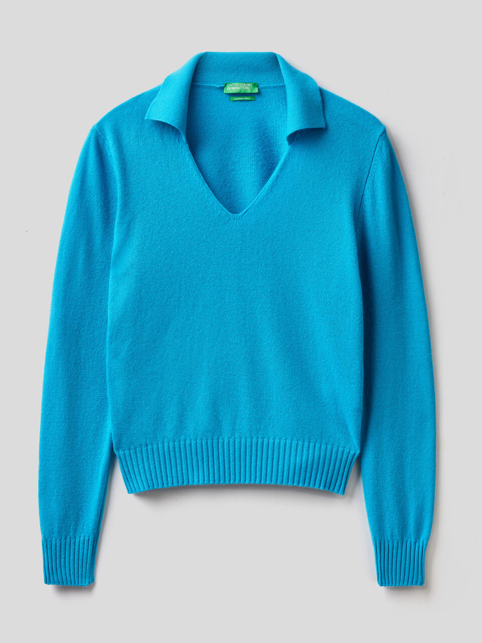 Pullover im Polo-Stil aus Wolle und Cashmere image number 1