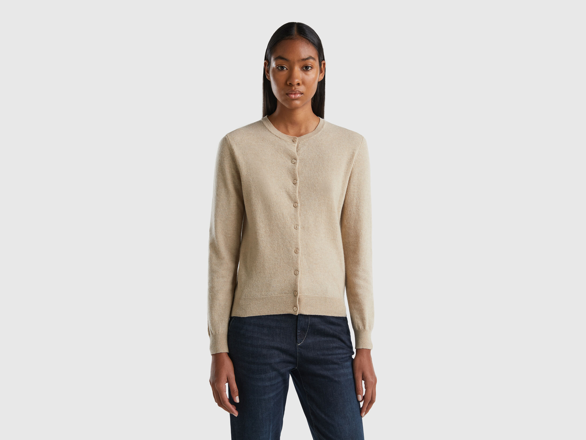 Benetton strickjacke wolle