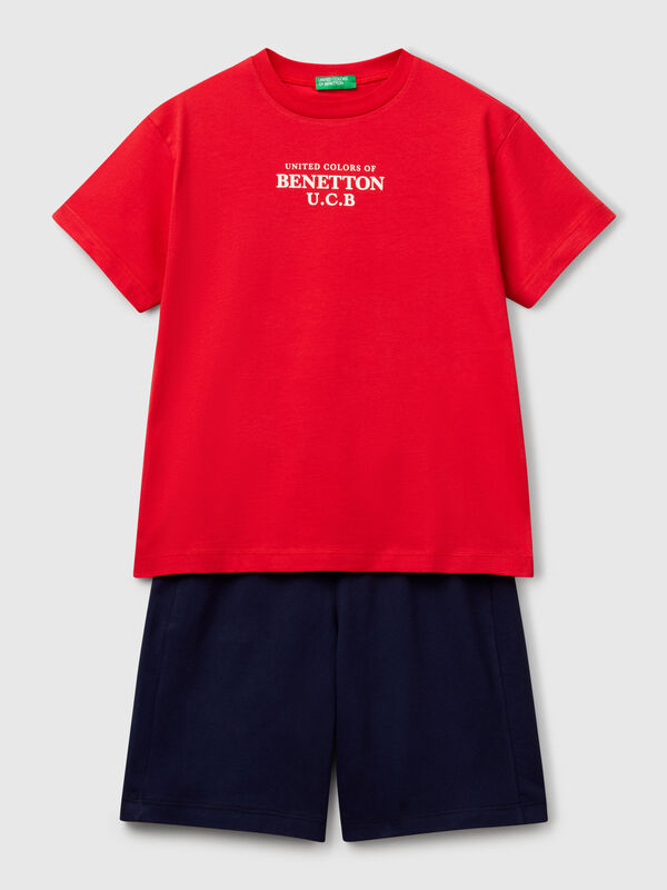 SET T-SHIRT+SHORTS Jungen