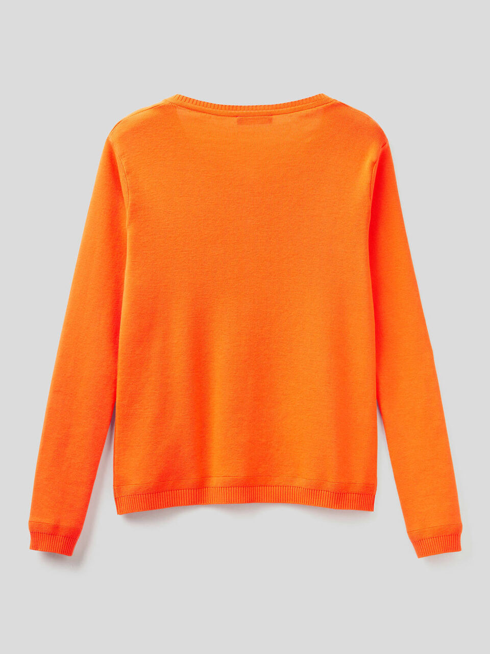 Strickjacke aus reiner % Baumwolle mit Rundausschnitt image number 2