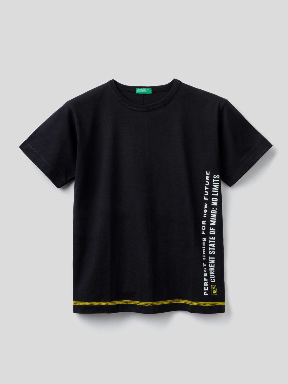 T-Shirt aus Bio-Baumwolle mit Slogan image number 1