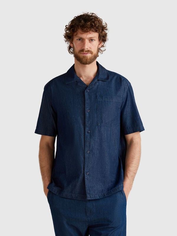 Chambray-Hemd Herren