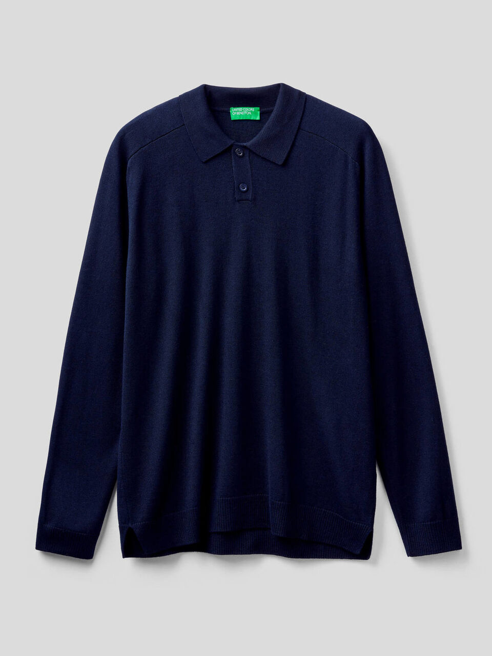 Strick-Polo mit langen Ärmeln image number 1