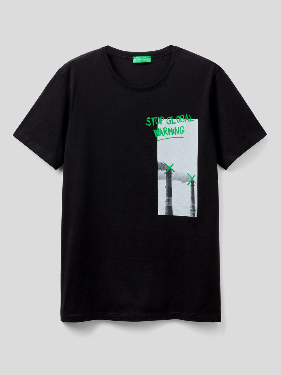 T-Shirt aus 100% Baumwolle mit Slogan Herren image number 1