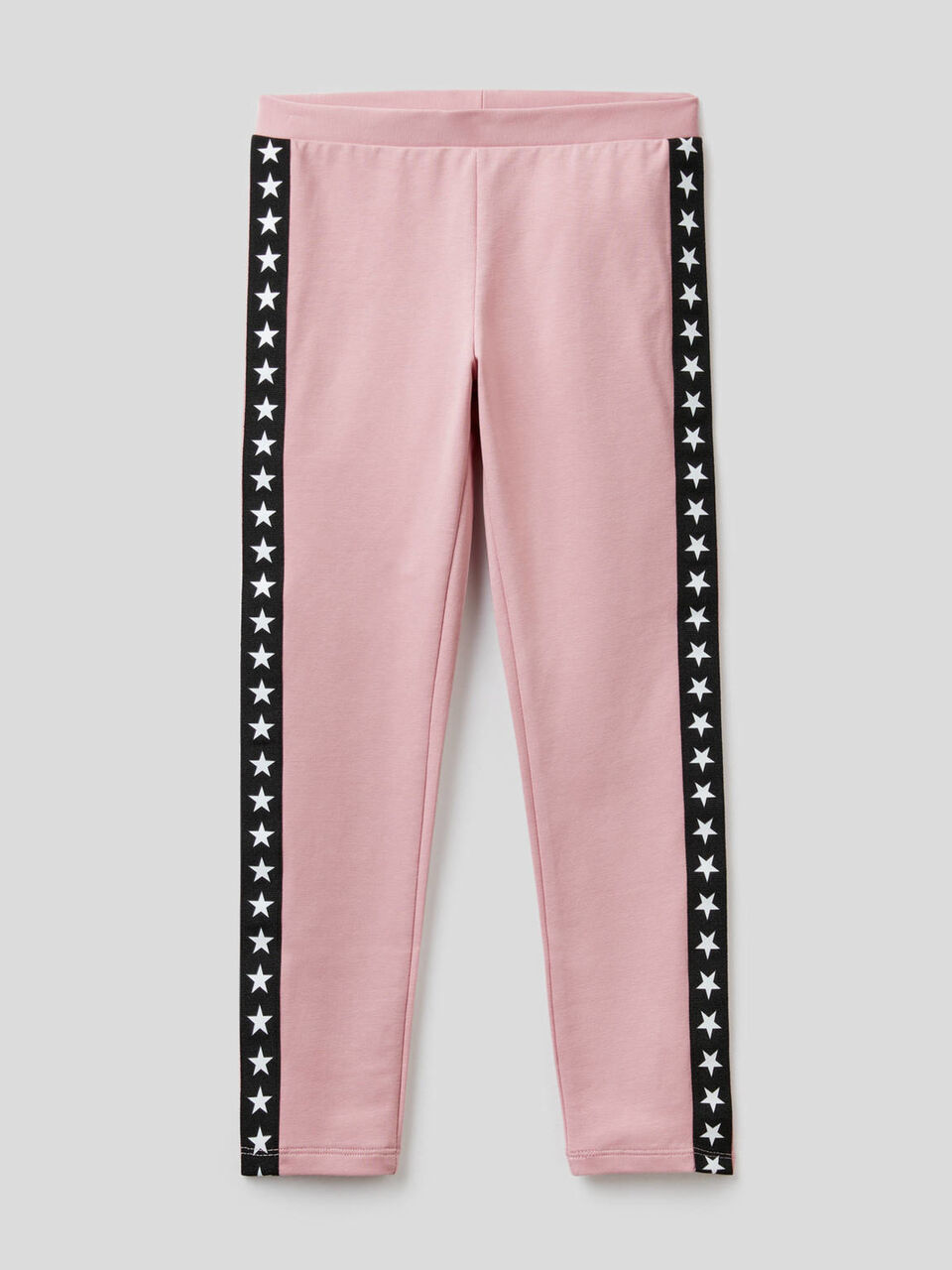 Leggings aus Bio-Baumwolle mit Bändern image number 1