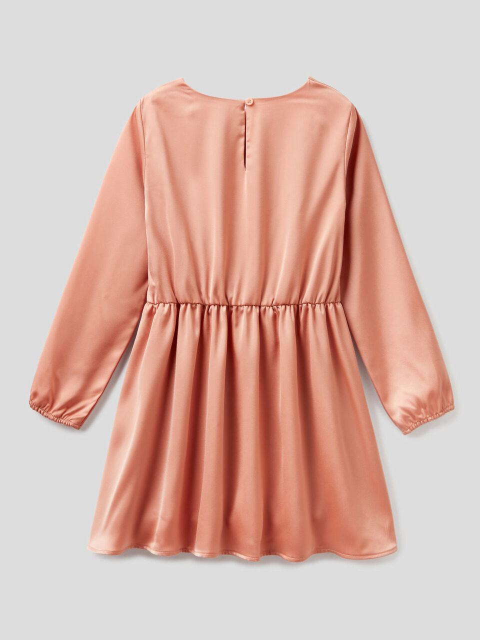 Kleid aus Satin mit Details mit Pailletten image number 2