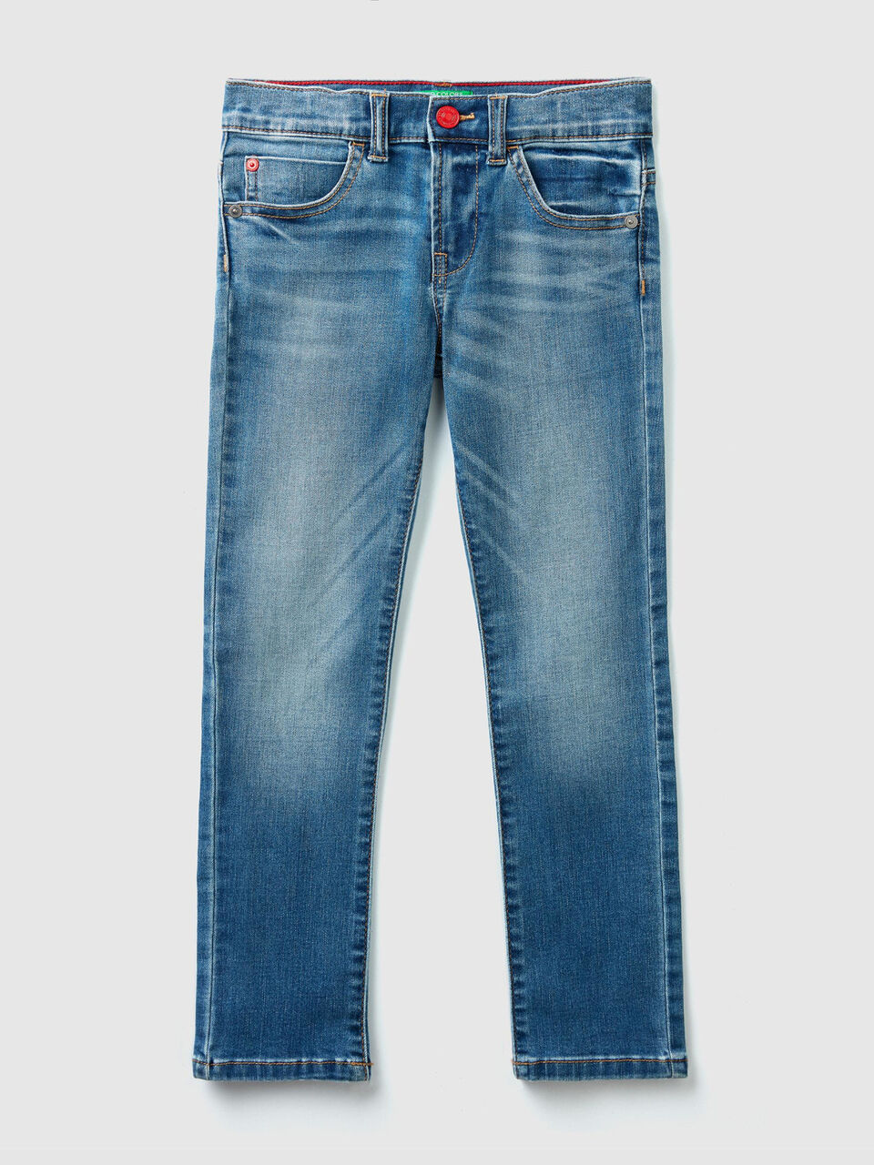 Slim-Fit Hose aus Denim image number 1
