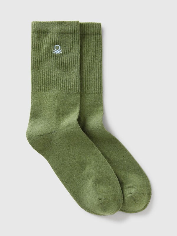 Sportsocken aus Stretch-Baumwollmischung