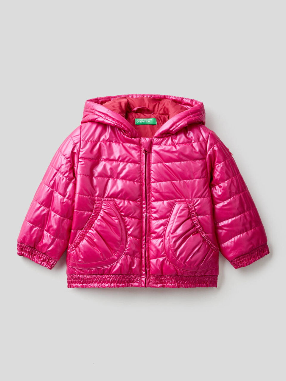 Wattierter Parka mit Rüsche image number 1