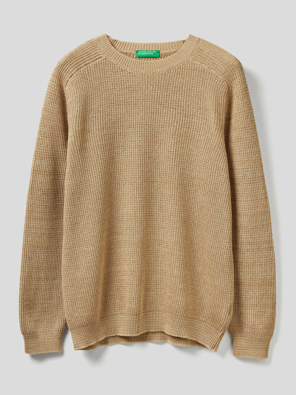 Pullover aus reiner Baumwolle mit Rundausschnitt image number 1