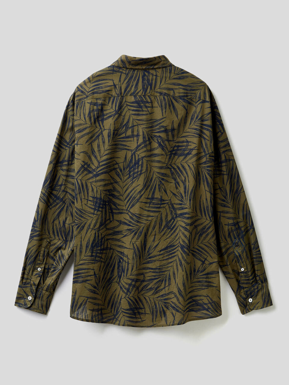 Hemd aus 100% Baumwolle mit Botanik-Print image number 2