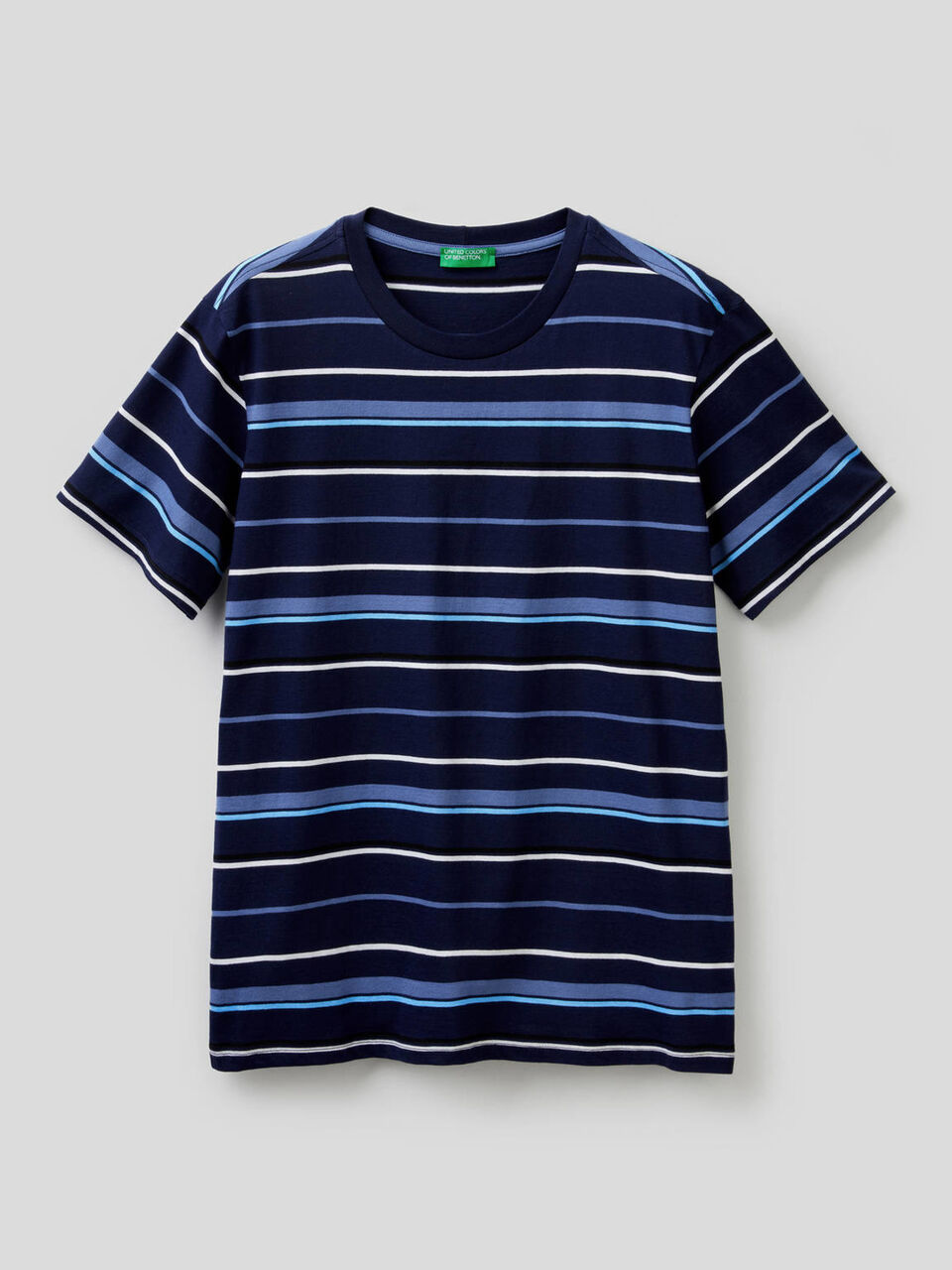 T-Shirt aus 100% Baumwolle mit Streifen image number 1