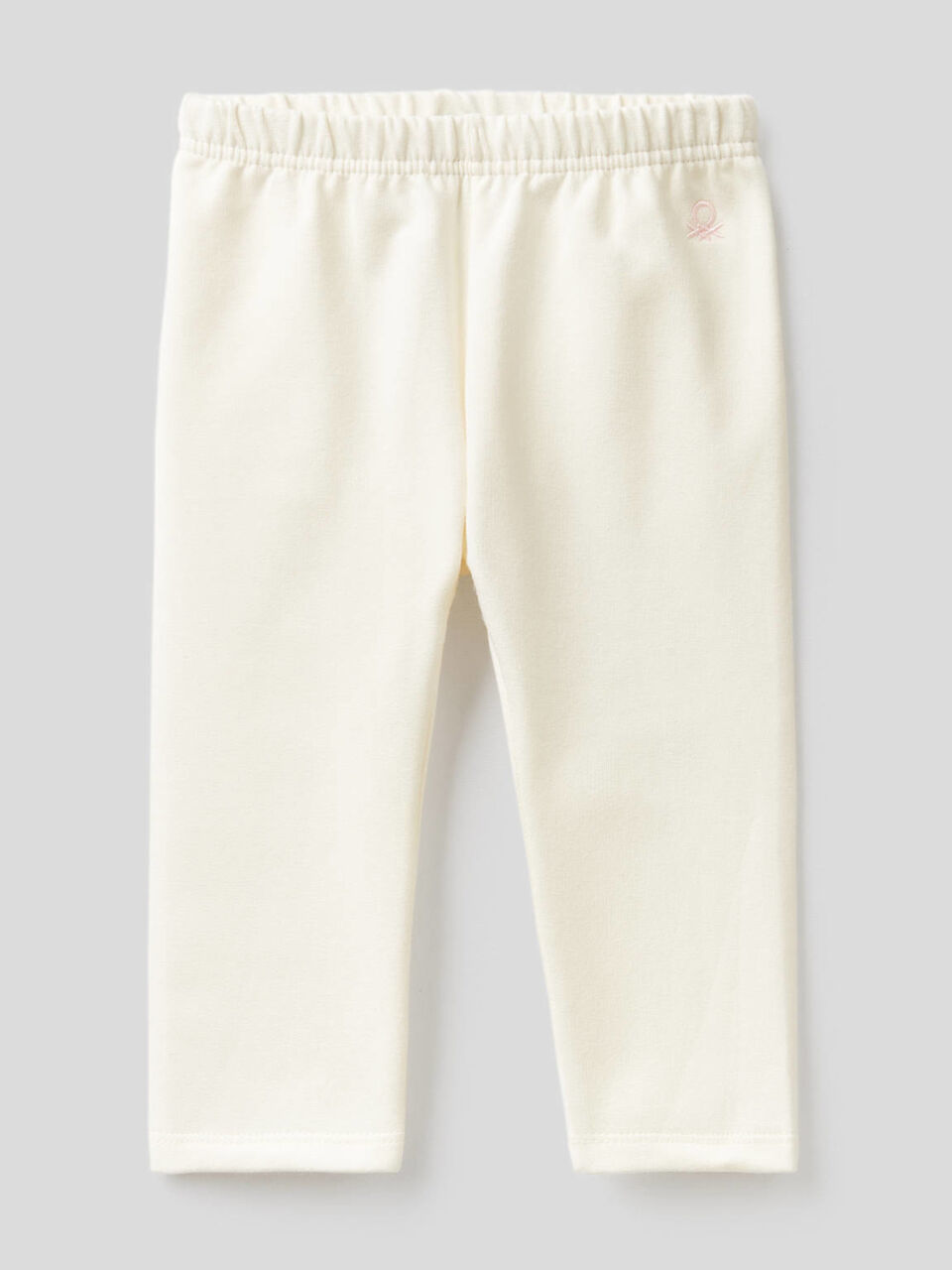 Einfarbige Leggings aus Sweatstoff image number 1