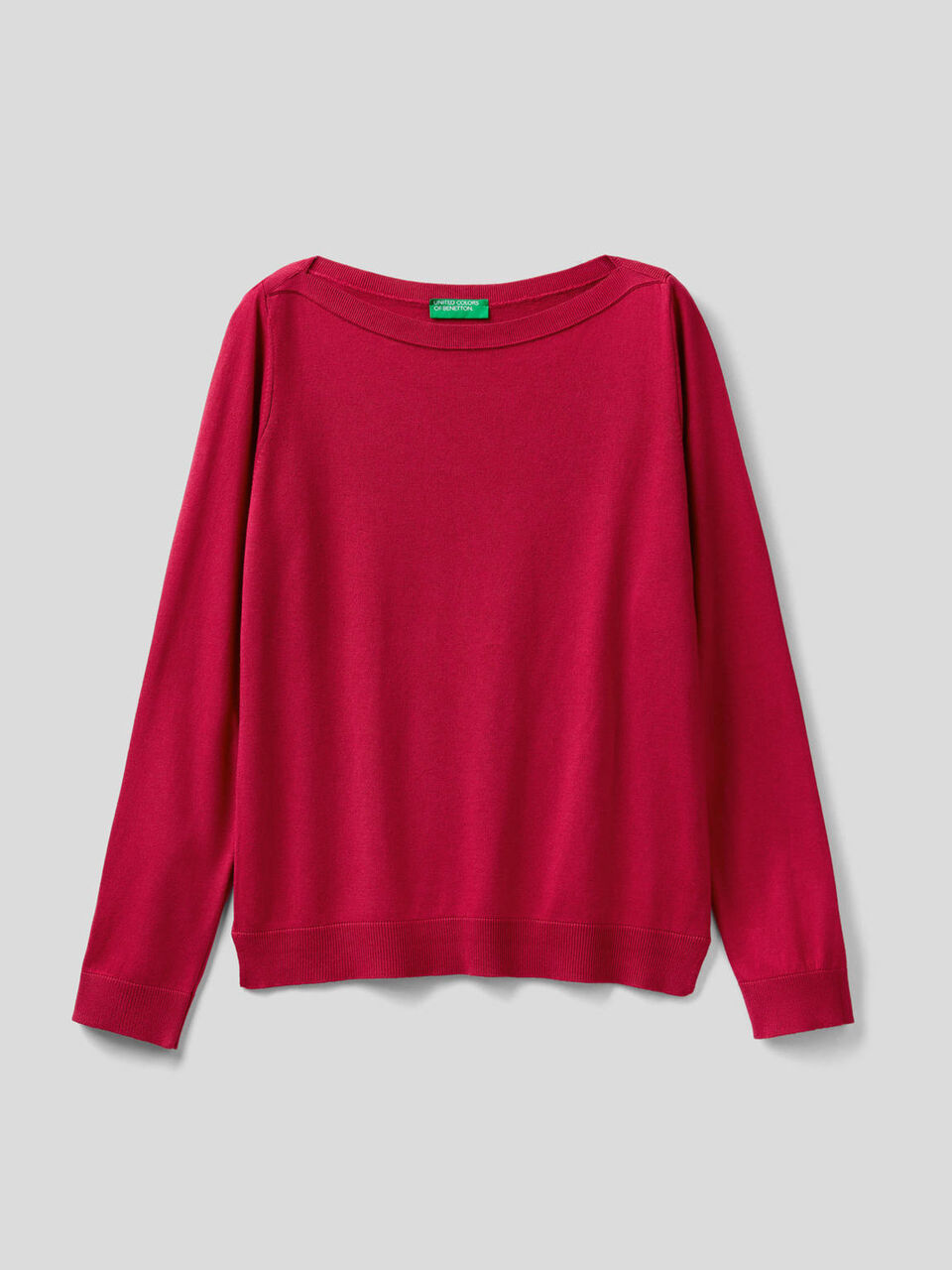 Pullover mit Carmenausschnitt image number 1