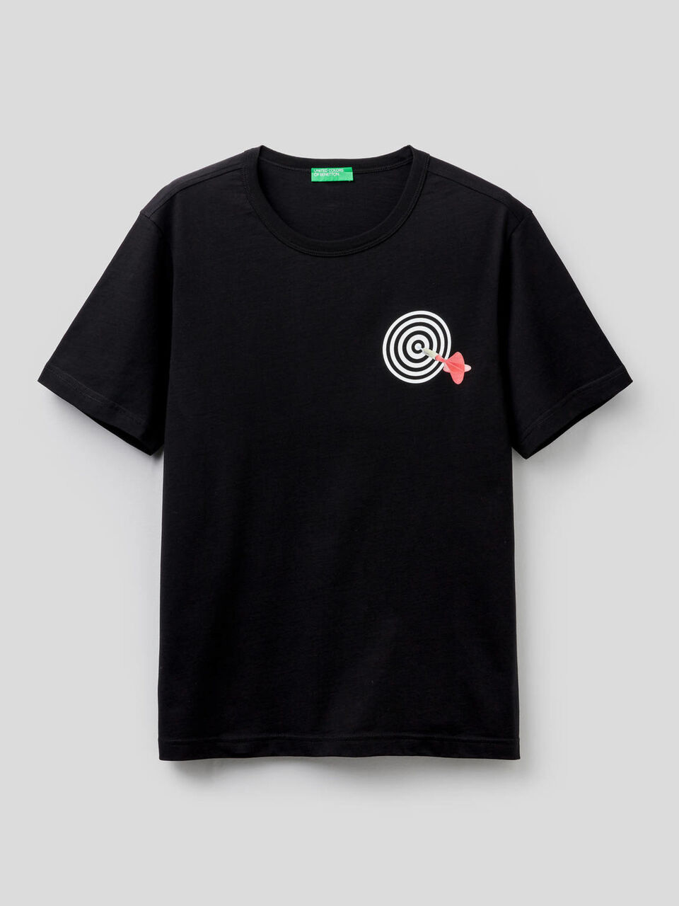 T-Shirt aus reiner Baumwolle mit Print Herren image number 1