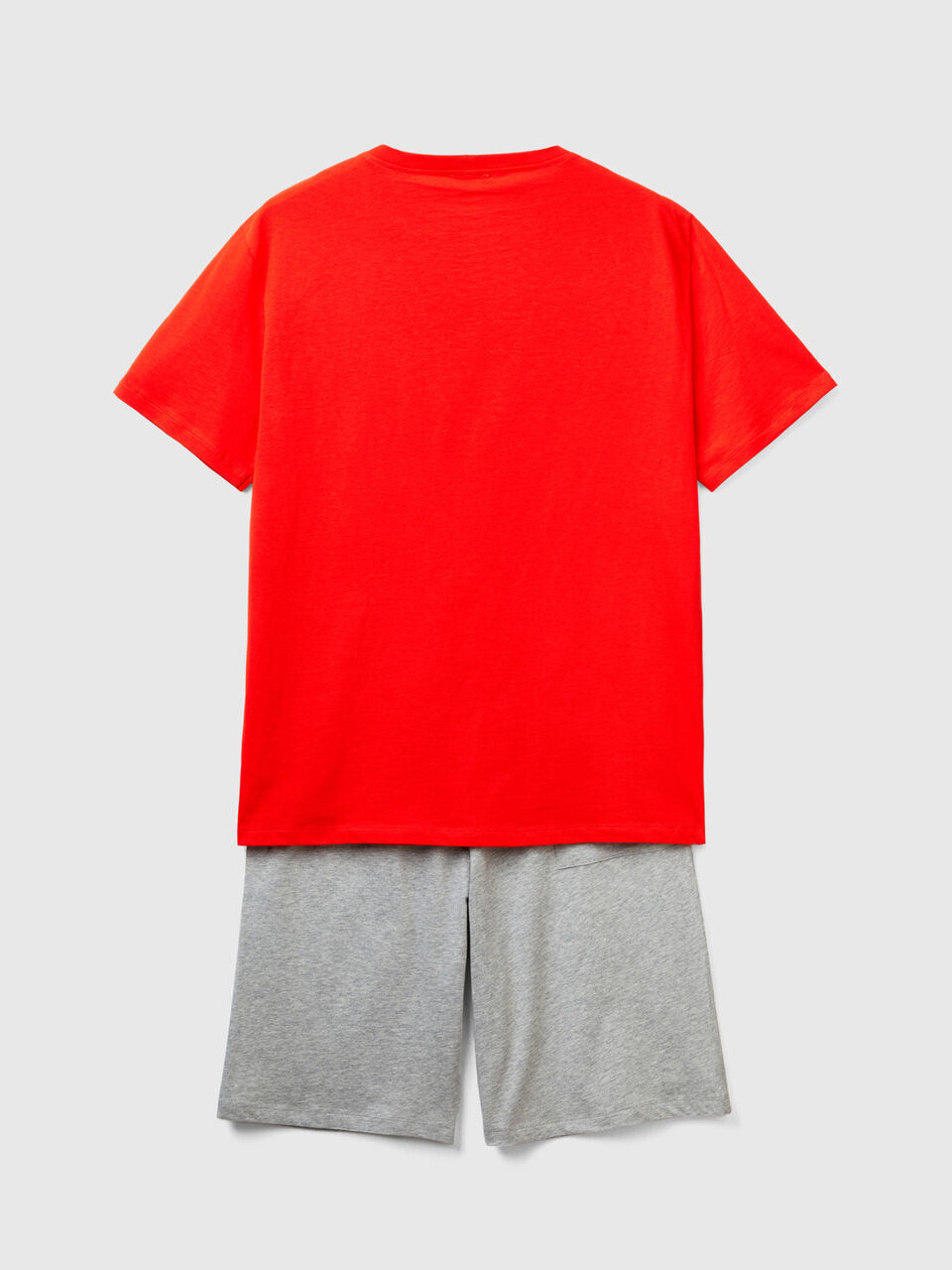 Kurzer Pyjama aus reiner Baumwolle image number 2