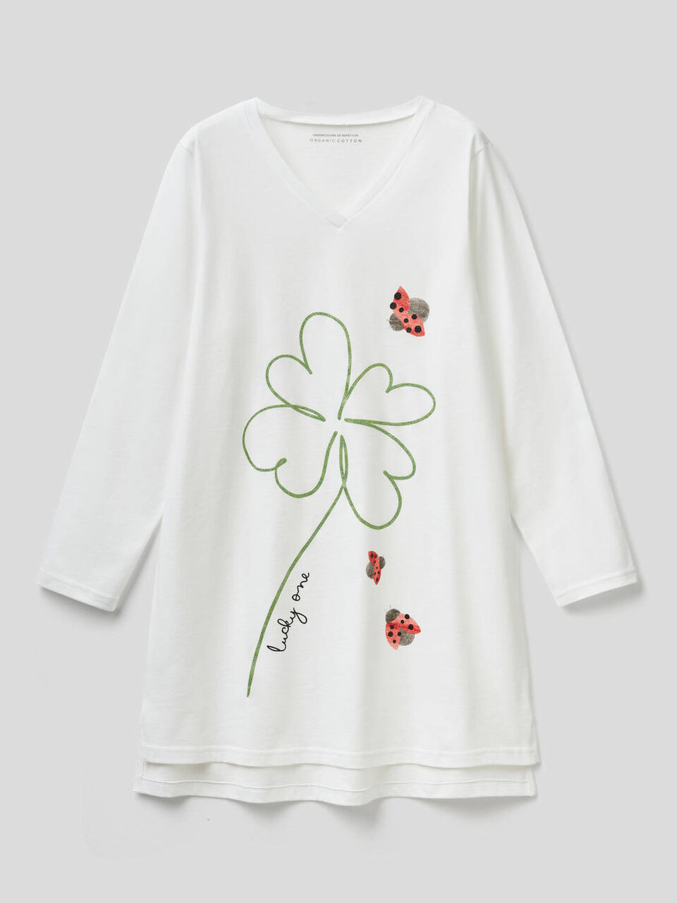 Maxi-T-Shirt aus reiner Bio-Baumwolle image number 1