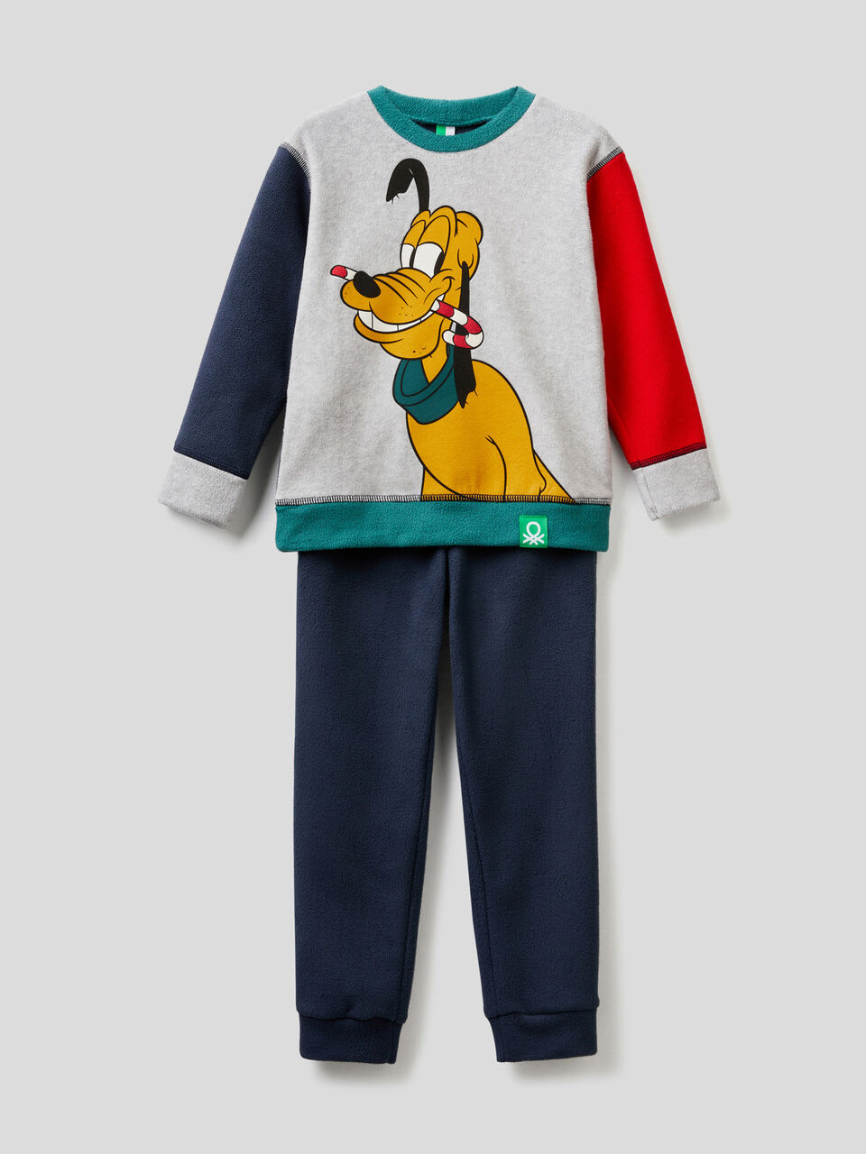 Pyjama aus Fleece mit Pluto-Print image number 1