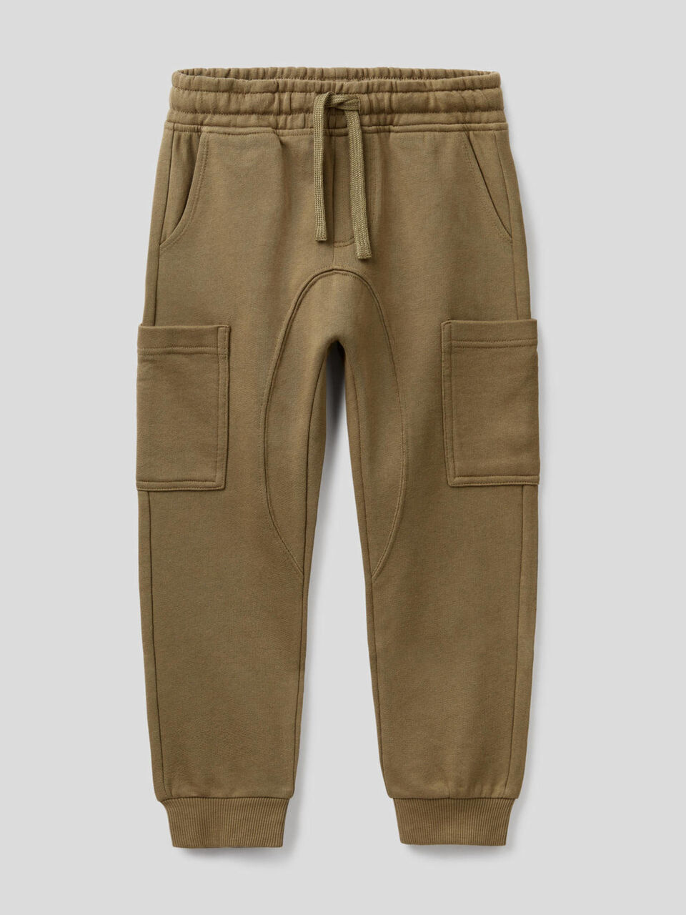 Cargohose aus Sweatstoff in reiner Baumwolle image number 1