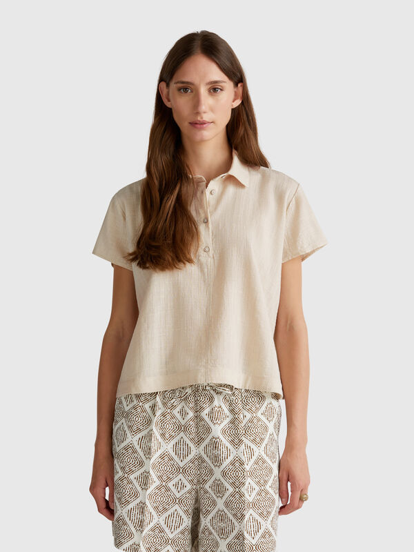 Leichtes Kurzarmshirt Damen