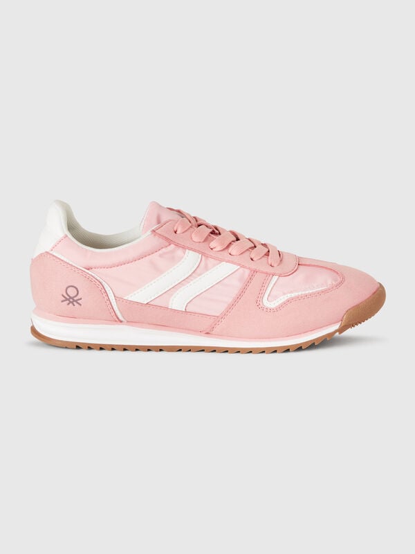 Low-Top-Sneaker in Wildlederoptik Damen