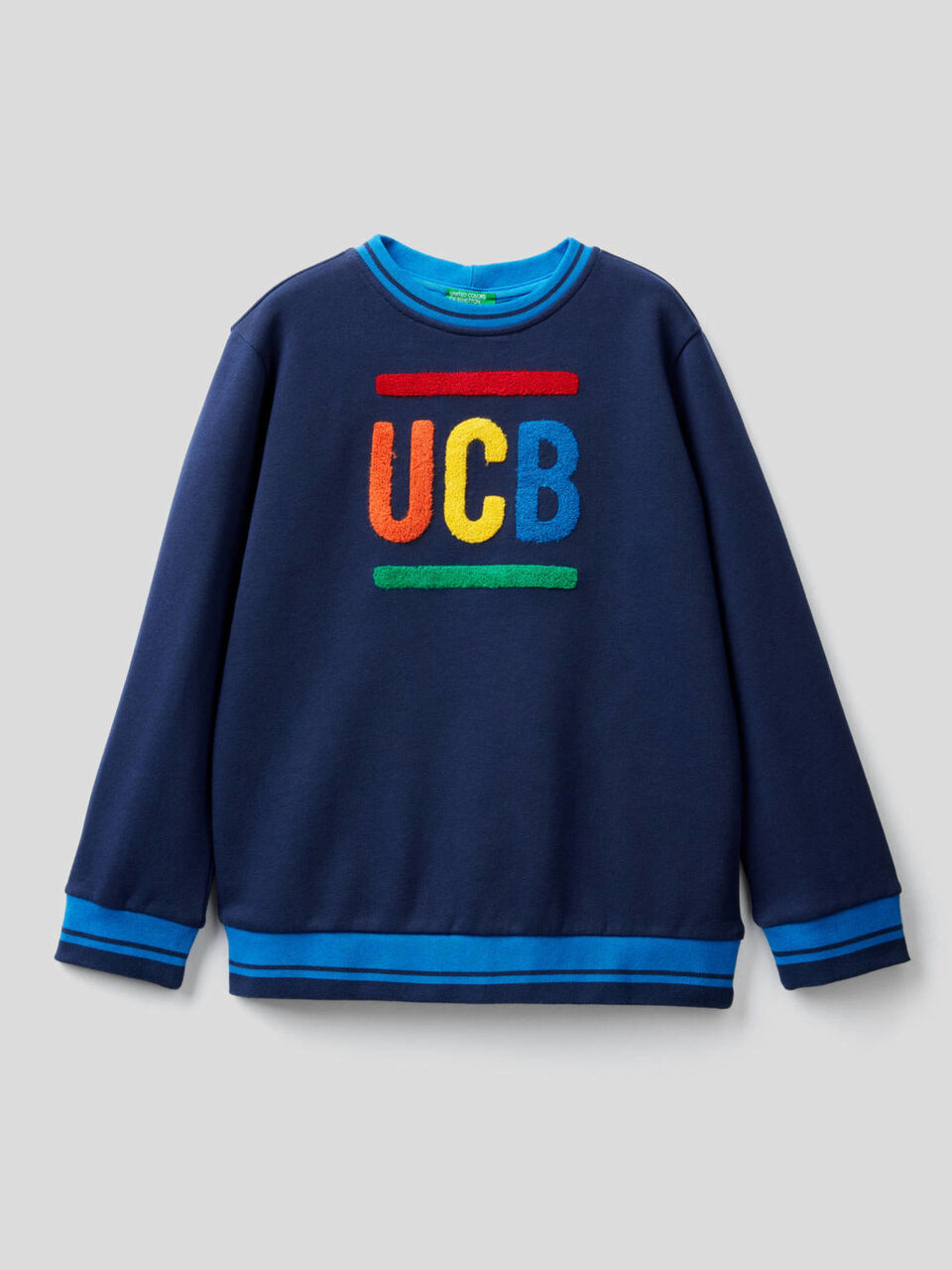 Sweatshirt aus 100% Baumwolle mit Stickerei image number 1