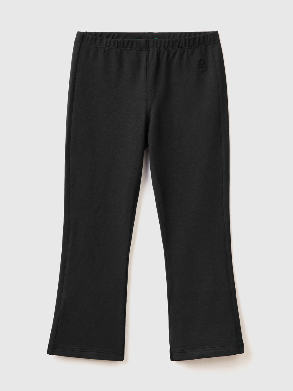 Ausgestellte Leggings in stretchiger Baumwolle image number 1