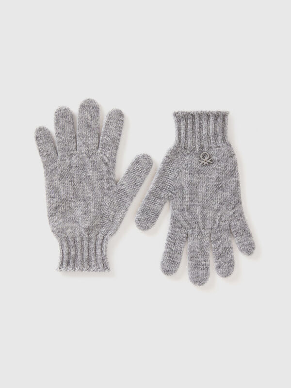 Handschuhe aus Mischwolle Jungen