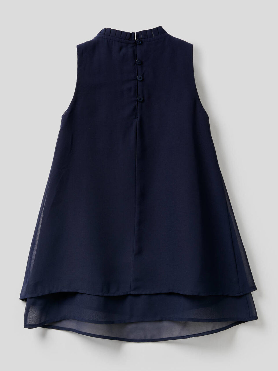 Ärmelloses Kleid mit Rüschen image number 2