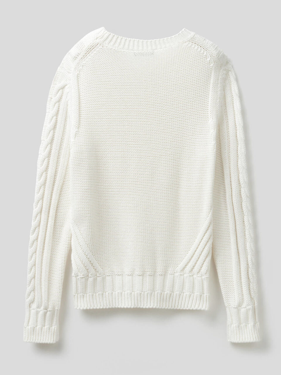 Pullover aus 100% Baumwolle mit besonderer Verarbeitung image number null