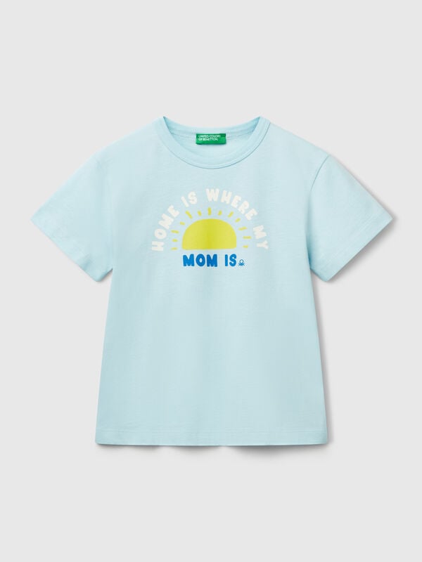 T-Shirt aus Bio-Baumwolle mit Aufdruck Jungen