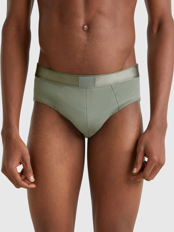 Slip aus Baumwollmischung Herren