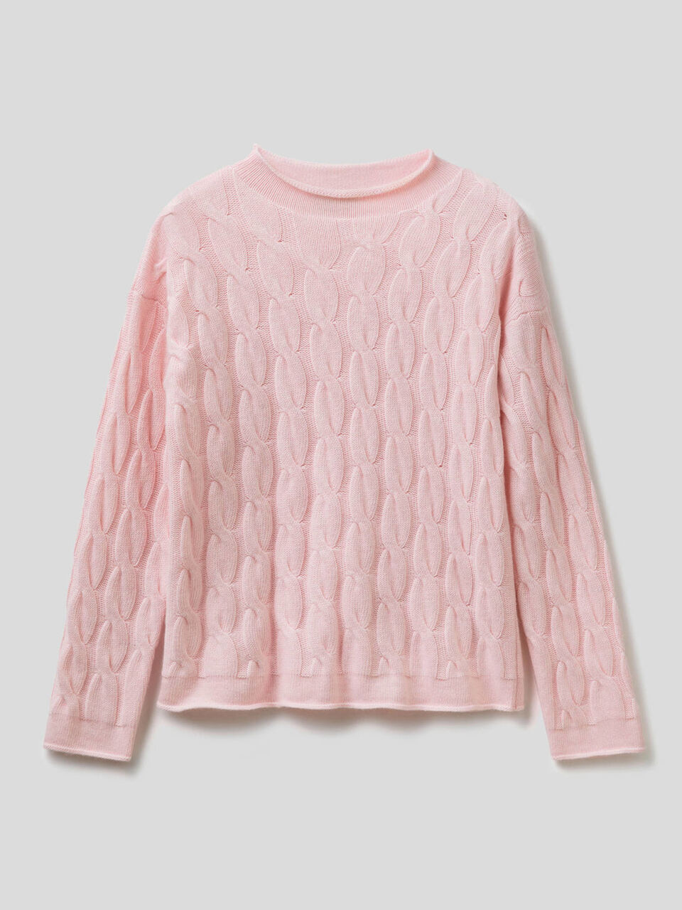 Pullover mit Flechtmuster image number 1