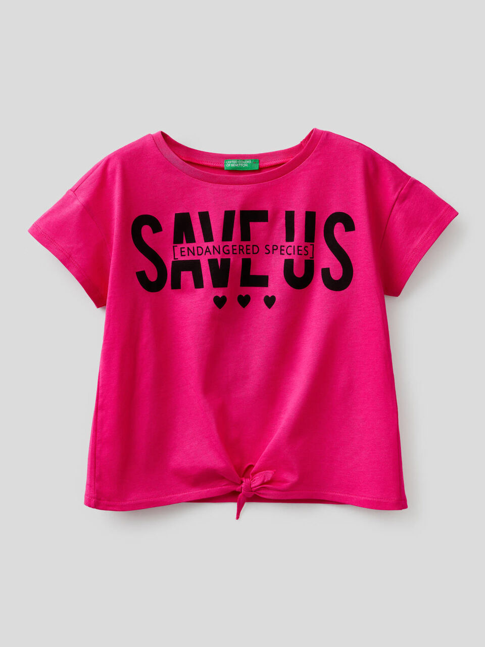 T-Shirt mit Schleife am Unterrand image number 1