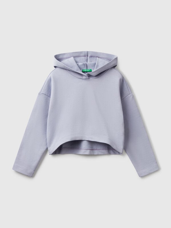 Sweatshirt mit abgerundetem Saum Mädchen