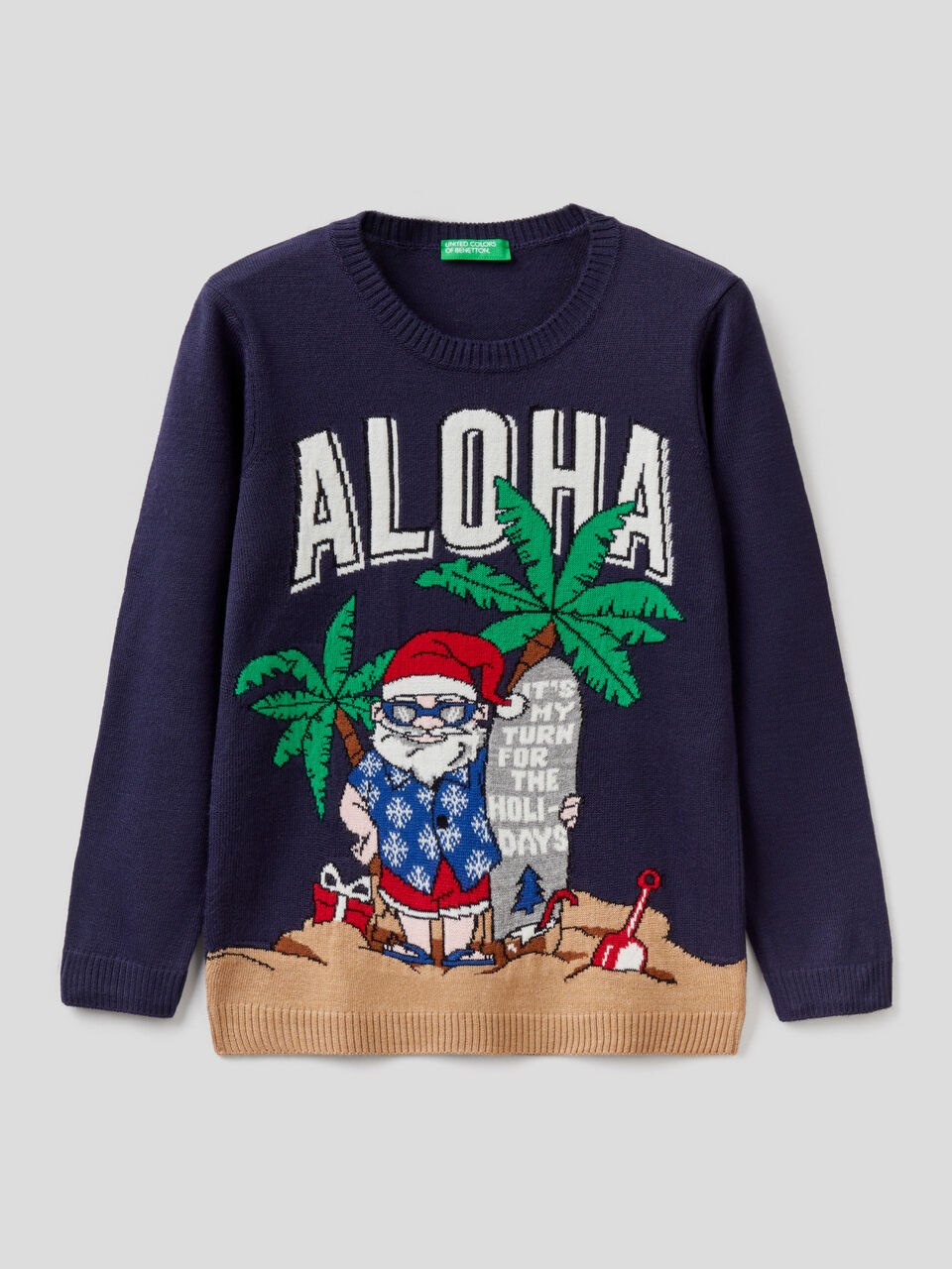 Pulli mit Intarsienmuster image number 1