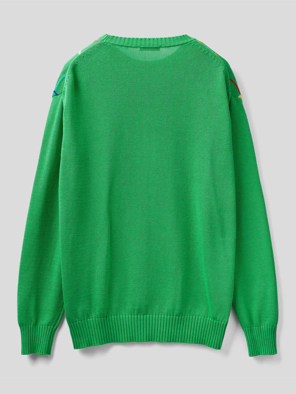 Pullover mit buntem Rautenmuster image number 2