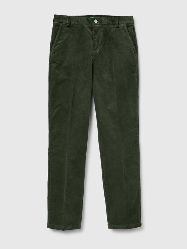 Chinos aus Stretch-Samt Chinos aus Stretch-Samt Damen