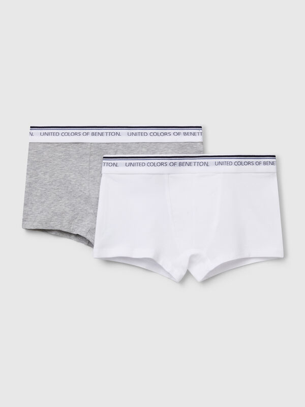 Zwei Boxershorts mit Markengummi Jungen