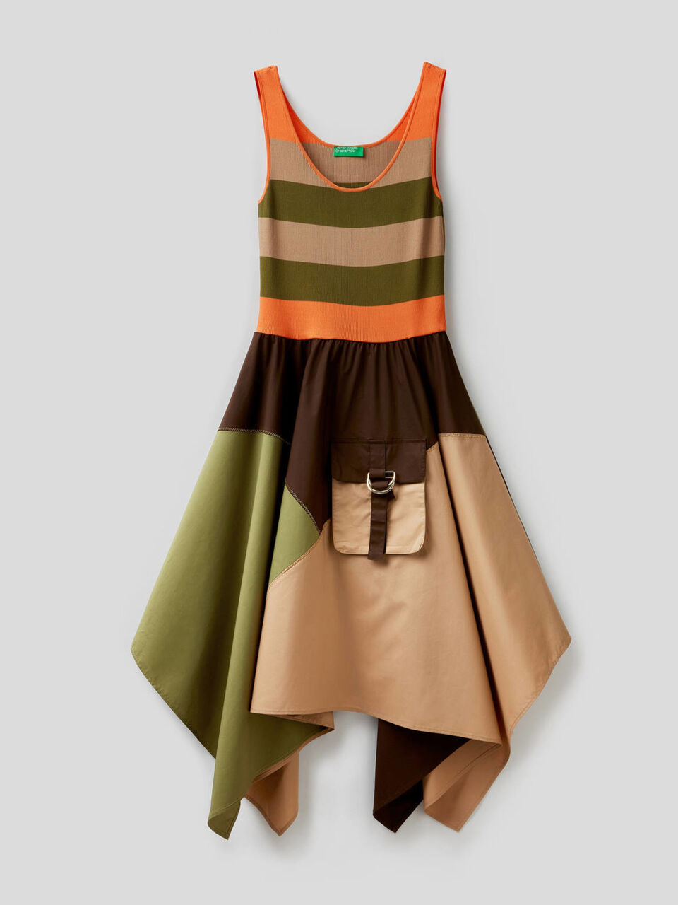 Kleid mit Farbblöcken image number 1
