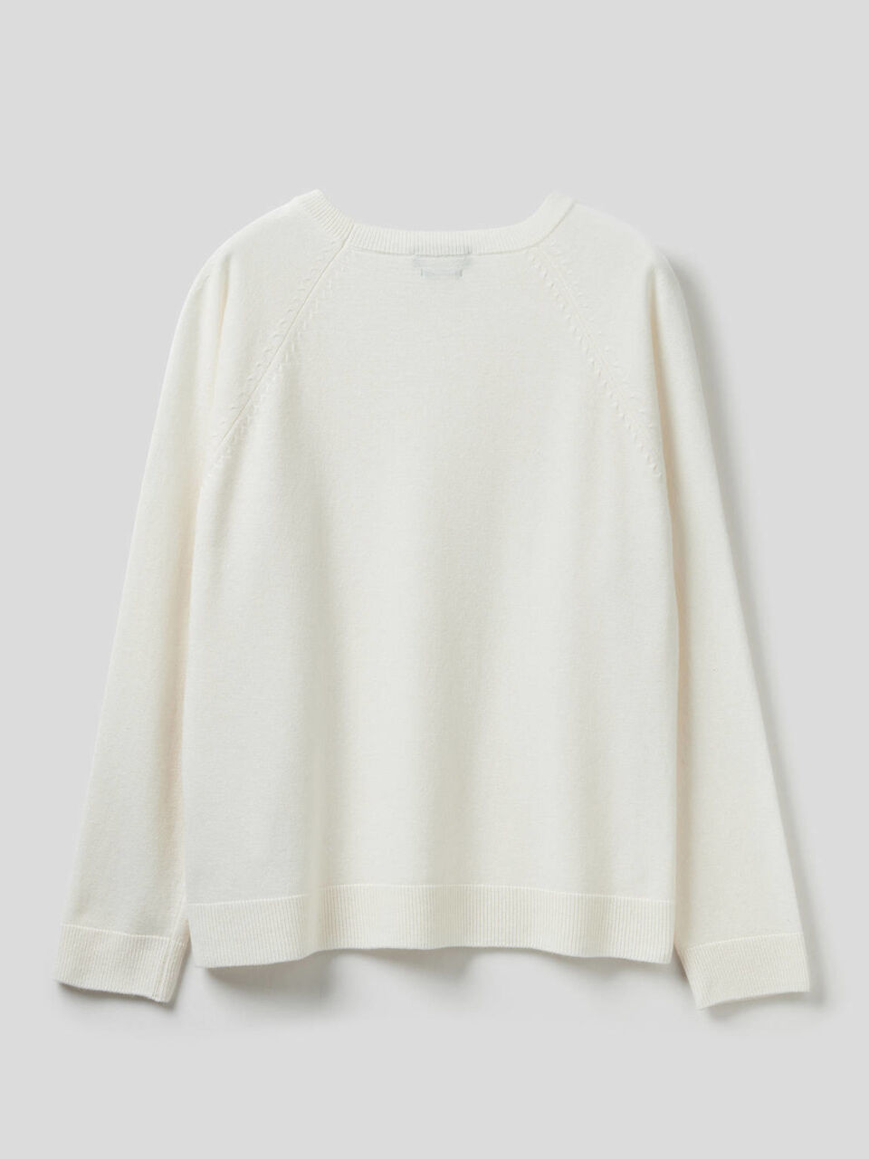 Pullover mit Rundausschnitt in einer Mischung aus Wolle und Cashmere image number 2