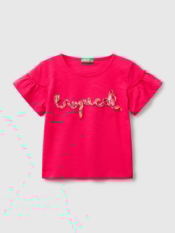 T-Shirt mit Applikation Mädchen
